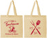 Personalized Wedding Cotton Tote Bags - I Do Barbecue Bbq | 447
