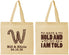 Personalized Wedding Cotton Tote Bags - To Have And To Hold | 449