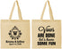 Personalized Wedding Cotton Tote Bags - Monogrammed | 462