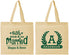 Personalized Wedding Cotton Tote Bags - Monogram | 464