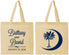 Personalized Wedding Cotton Tote Bags - Palmetto Tree | 478