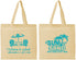 Personalized Wedding Cotton Tote Bags - Sun Sand Drink In My Hand | 479