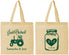 Personalized Wedding Cotton Tote Bags - Just Hitched Mason Jar | 483
