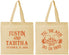 Personalized Wedding Cotton Tote Bags - Til Death Do Us Part | 485