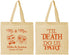 Personalized Wedding Cotton Tote Bags - Til Death Do Us Part | 487
