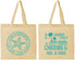 Personalized Wedding Cotton Tote Bags - Sandy Feet Salty Kisses | 488