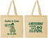 Personalized Wedding Cotton Tote Bags - Tractor Hitchin | 489