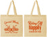 Personalized Wedding Cotton Tote Bags - Motorcycle | 493