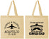 Personalized Wedding Cotton Tote Bags - Destination | 496