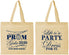 Personalized Prom Cotton Tote Bags - Lifes A Party | 50002