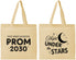 Personalized Prom Cotton Tote Bags - A Night Under The Stars | 50004