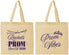 Personalized Prom Cotton Tote Bags - Send Off | 50007