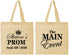 Personalized Prom Cotton Tote Bags - Send Off | 50008