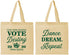 Personalized Prom Cotton Tote Bags - Queen Vote | 50016