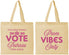 Personalized Prom Cotton Tote Bags - Queen Vote | 50017