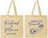 Personalized Wedding Cotton Tote Bags - Bermuda | 512