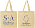 Personalized Wedding Cotton Tote Bags - Colombia | 516