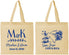 Personalized Wedding Cotton Tote Bags - Costa Rica | 519