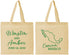 Personalized Wedding Cotton Tote Bags - Mexico | 534