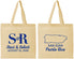 Personalized Wedding Cotton Tote Bags - Puerto Rico | 538