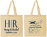 Personalized Wedding Cotton Tote Bags - Cayman Island | 544