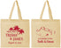 Personalized Wedding Cotton Tote Bags - Turks And Caicos | 547