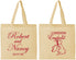 Personalized Wedding Cotton Tote Bags - England | 548