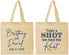 Personalized Wedding Cotton Tote Bags - Take A Shot We Tied The Knot | 550