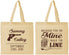Personalized Wedding Cotton Tote Bags - I Walk The Line | 555