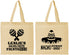 Personalized Bachelorette Cotton Tote Bags - Nacho Average Bride | 60007