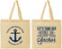 Personalized Bachelorette Cotton Tote Bags - Tank Her Drop Anchor | 60026