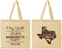 Personalized Bachelorette Cotton Tote Bags - Texas Cowgirl | 60041