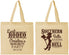 Personalized Bachelorette Cotton Tote Bags - Raising Hell Last Rodeo | 60042