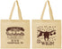 Personalized Bachelorette Cotton Tote Bags - Lets Get Wild Cowgirl | 60048