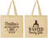 Personalized Bachelorette Cotton Tote Bags - Wanted Rowdy Girls | 60049