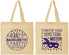 Personalized Bachelorette Cotton Tote Bags - Mardi Gras | 60055