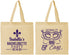 Personalized Bachelorette Cotton Tote Bags - Mardi Gras | 60059
