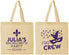 Personalized Bachelorette Cotton Tote Bags - Mardi Gras I Do Crew | 60063