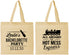 Personalized Bachelorette Cotton Tote Bags - Hot Mess Express | 60075