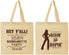 Personalized Bachelorette Cotton Tote Bags - Ridin And Ropin | 60078