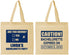 Personalized Bachelorette Cotton Tote Bags - Caution | 60082