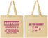 Personalized Bachelorette Cotton Tote Bags - Drunk Yes Or No | 60083