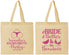 Personalized Bachelorette Cotton Tote Bags - Brides Bells Boudoir | 60085
