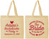 Personalized Bachelorette Cotton Tote Bags - Bride To Be | 60088