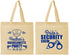Personalized Bachelorette Cotton Tote Bags - Police Security Crew | 60091