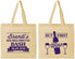 Personalized Bachelorette Cotton Tote Bags - Wine | 60099