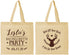 Personalized Bachelorette Cotton Tote Bags - Deer Heels Boots | 60102