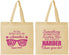Personalized Bachelorette Cotton Tote Bags - Something Borrowed | 60133