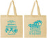 Personalized Bachelorette Cotton Tote Bags - Sun Sand Drink Hand | 60134