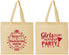 Personalized Bachelorette Cotton Tote Bags - Girls Just Wanna Party | 60139